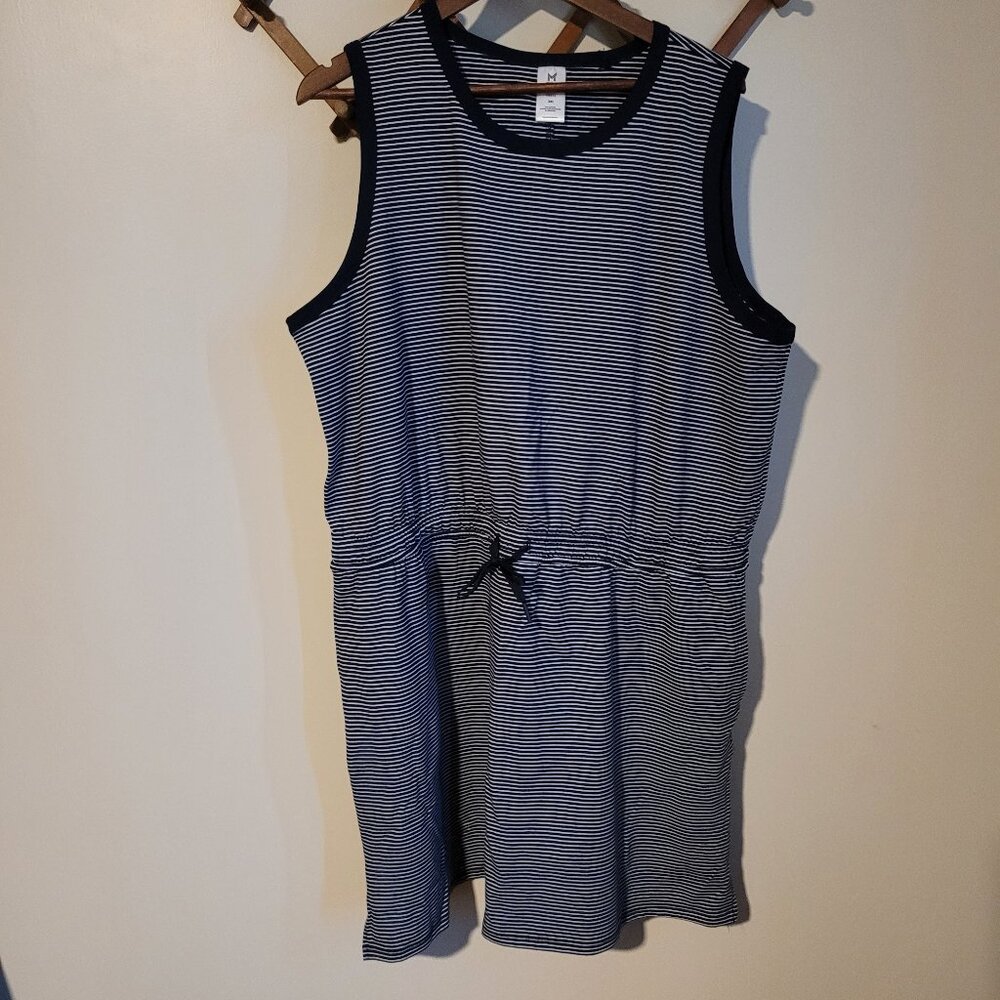 Members Mark Cotton Elastic Waist Tank Dress SZ 3X
